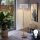 LED grīdas lampa TUNJA 1xE27/20W/230V Ø 38 cm zelta/balta