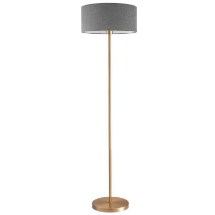 LED grīdas lampa TUNJA 1xE27/20W/230V Ø 38 cm zelta/pelēka