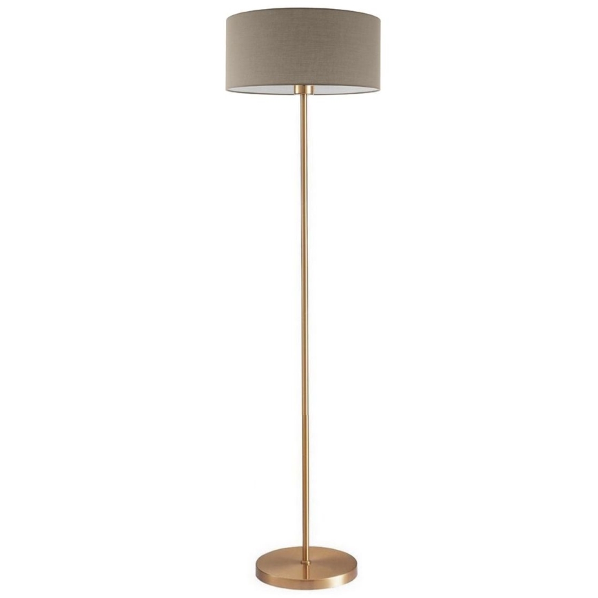 LED grīdas lampa TUNJA 1xE27/20W/230V Ø 38 cm zelta/taupe