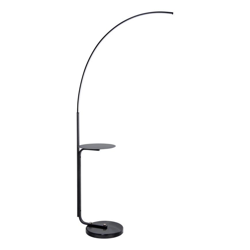 LED Grīdas stāvlampa ar galdu LED/20W/230V 3000-6500K melna