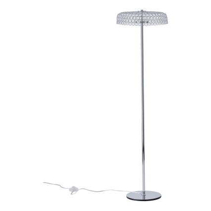 LED Grīdas stāvlampa LED/10W/230V 3000K spīdīgi hromēts