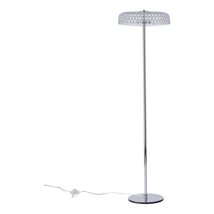 LED Grīdas stāvlampa LED/10W/230V 3000K spīdīgi hromēts