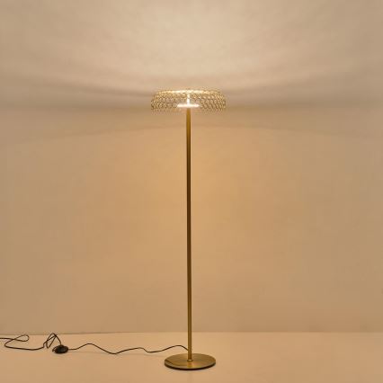 LED Grīdas stāvlampa LED/10W/230V 3000K zelta