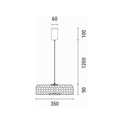 LED Grīdas stāvlampa LED/10W/230V 3000K zelta