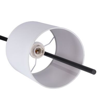 LED Grīdas stāvlampa TOKYO 1xE27/40W/230V + LED/3W melna/balta