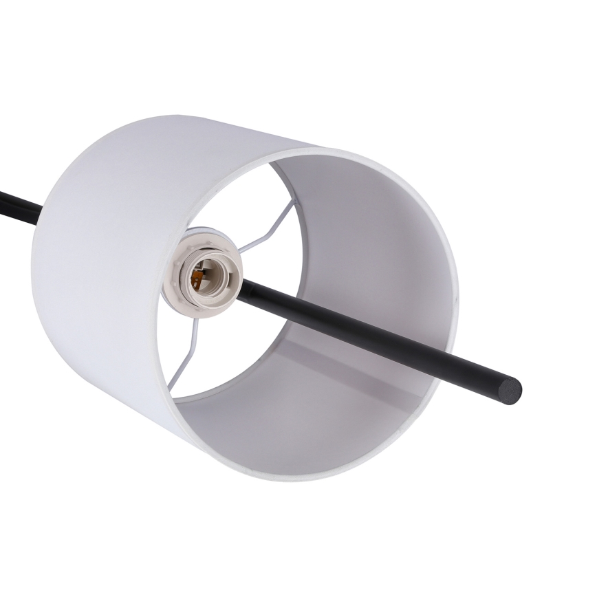 LED Grīdas stāvlampa TOKYO 1xE27/40W/230V + LED/3W melna/balta