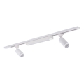 LED griestais gaismeklis TRACER 2xGU10/10W/230V + LED/20W 1 m balts