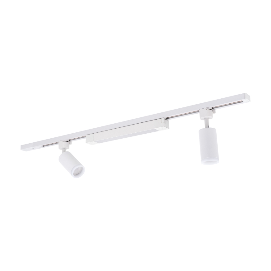 LED griestais gaismeklis TRACER 2xGU10/10W/230V + LED/20W 1 m balts