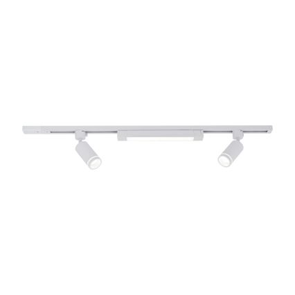 LED griestais gaismeklis TRACER 2xGU10/10W/230V + LED/20W 1 m balts