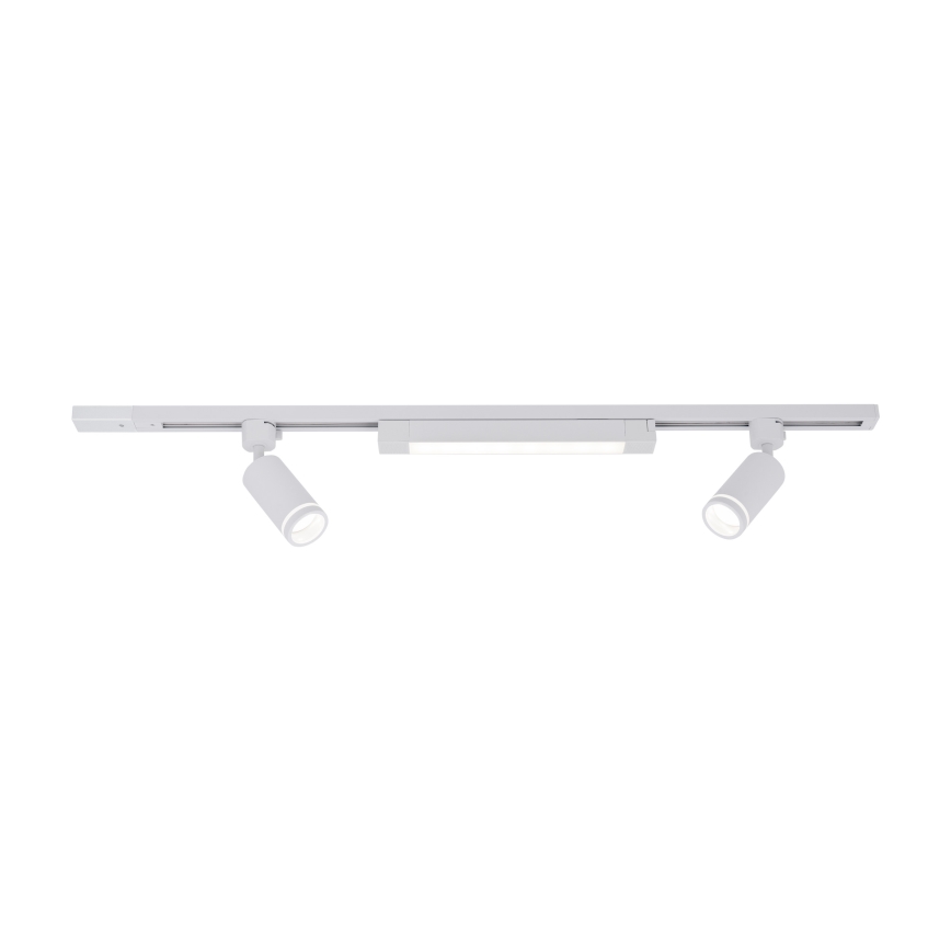 LED griestais gaismeklis TRACER 2xGU10/10W/230V + LED/20W 1 m balts