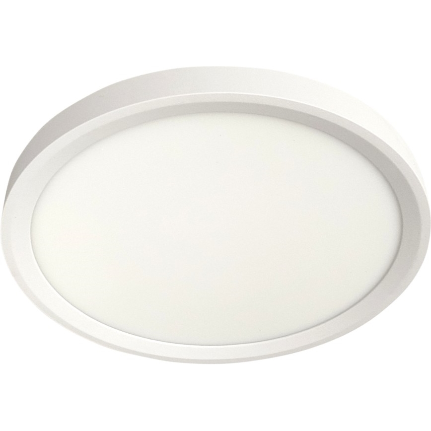 LED griestu gaismeklis, 18 W, 230 V, 3000/4000/6500 K, Ø 23 cm, balts