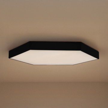 LED griestu gaismeklis, 200 W, 230 V, 3000/4000/6500 K, Ø 100 cm, melns