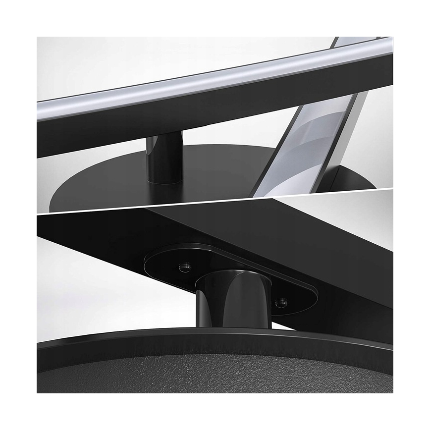 LED griestu gaismeklis 2xLED/6W/230V 3000K melns