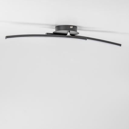 LED griestu gaismeklis 2xLED/6W/230V melns