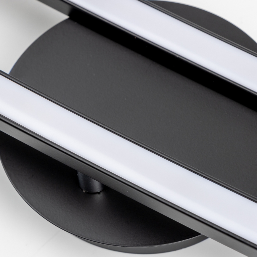 LED griestu gaismeklis 2xLED/6W/230V melns