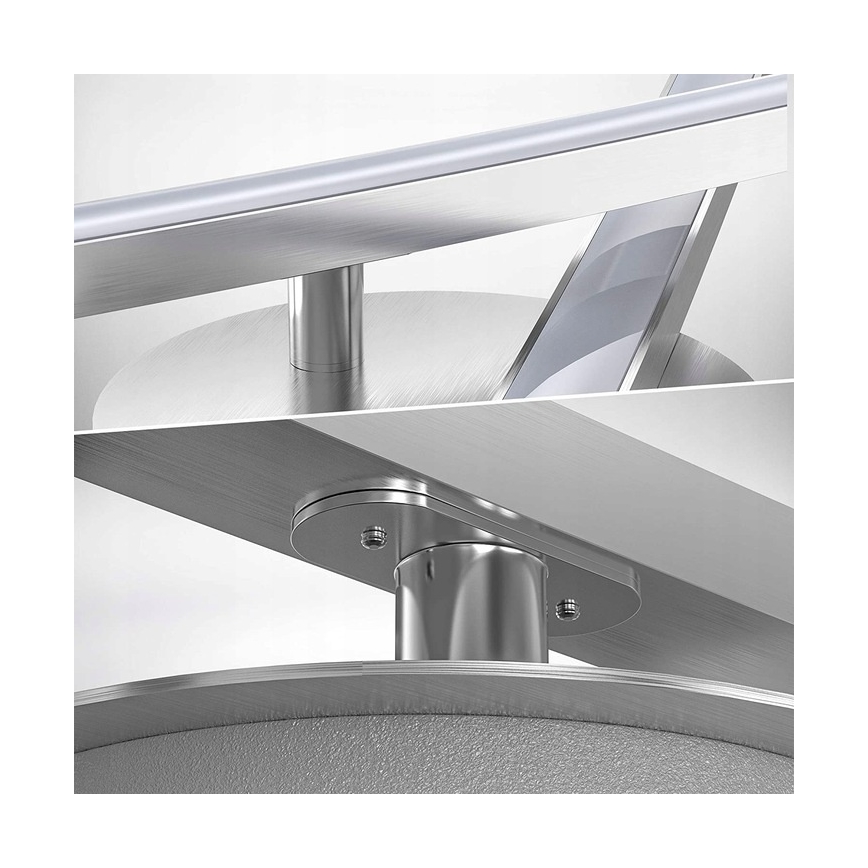 LED griestu gaismeklis 2xLED/6W/230V spīdīgs hroms