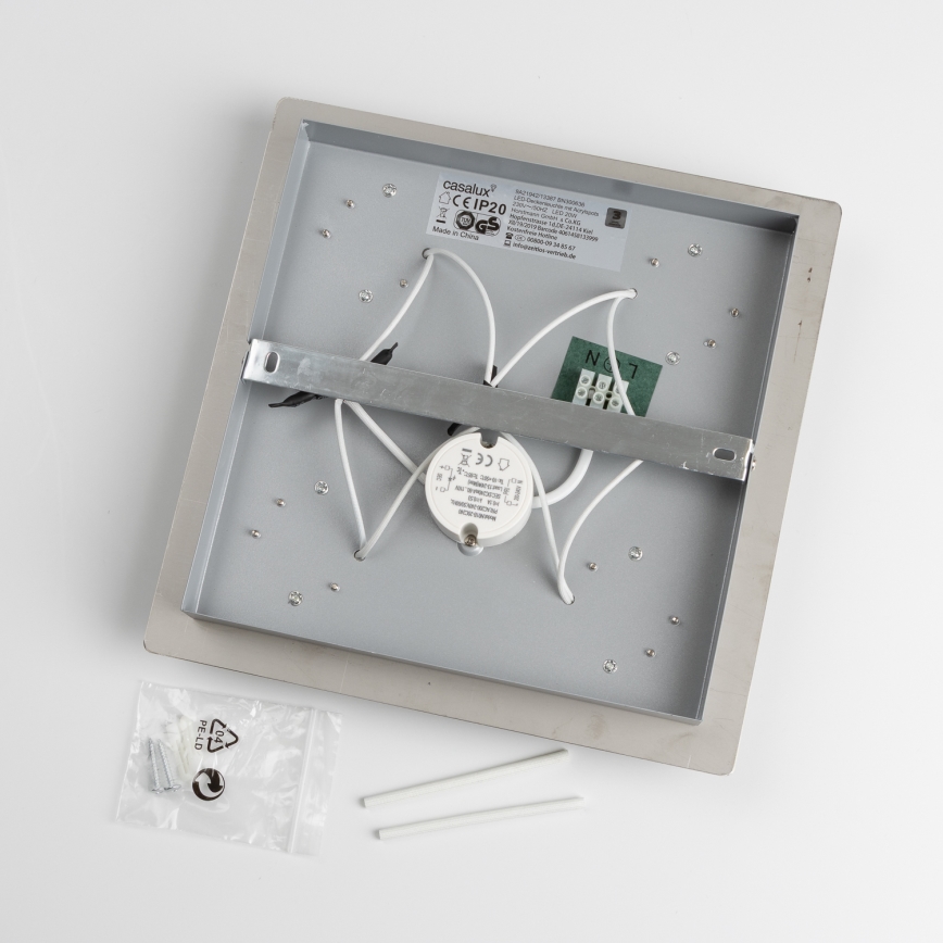 LED griestu gaismeklis 4xLED/4W/230V matēts hroms