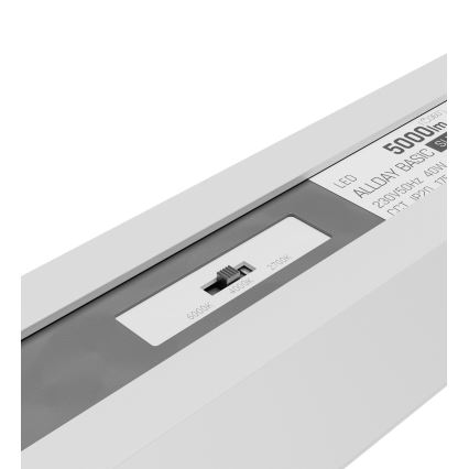 LED griestu gaismeklis ALLDAY BASIC LED/40W/230V 2700/4000/6000K balts