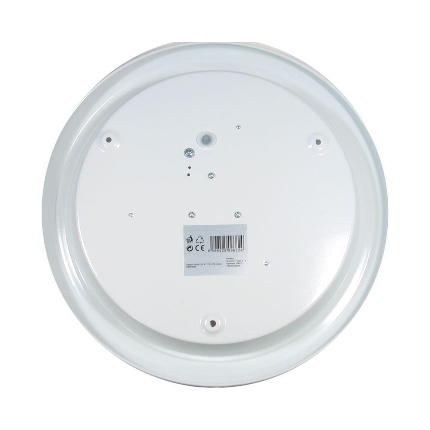 LED griestu gaismeklis ar PIR kustības un krēslas sensoru LED/16W/230V 4000K