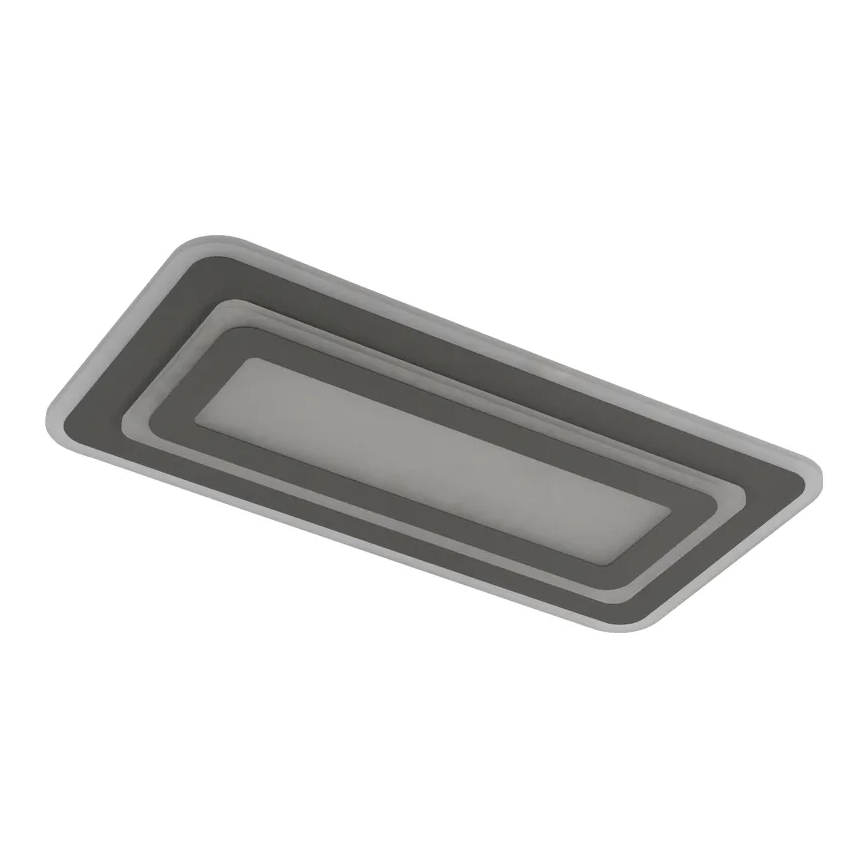LED aptumšojams griestu gaismeklis LED/85W/230V 3000-6500K pelēks + ar tālvadības pulti