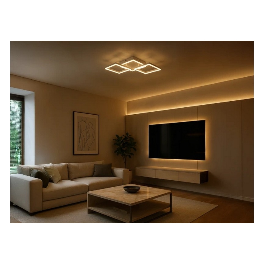 LED griestu gaismeklis ar regulējamu spilgtumu LED/85W/230V 3000-6500K + tālvadības pults