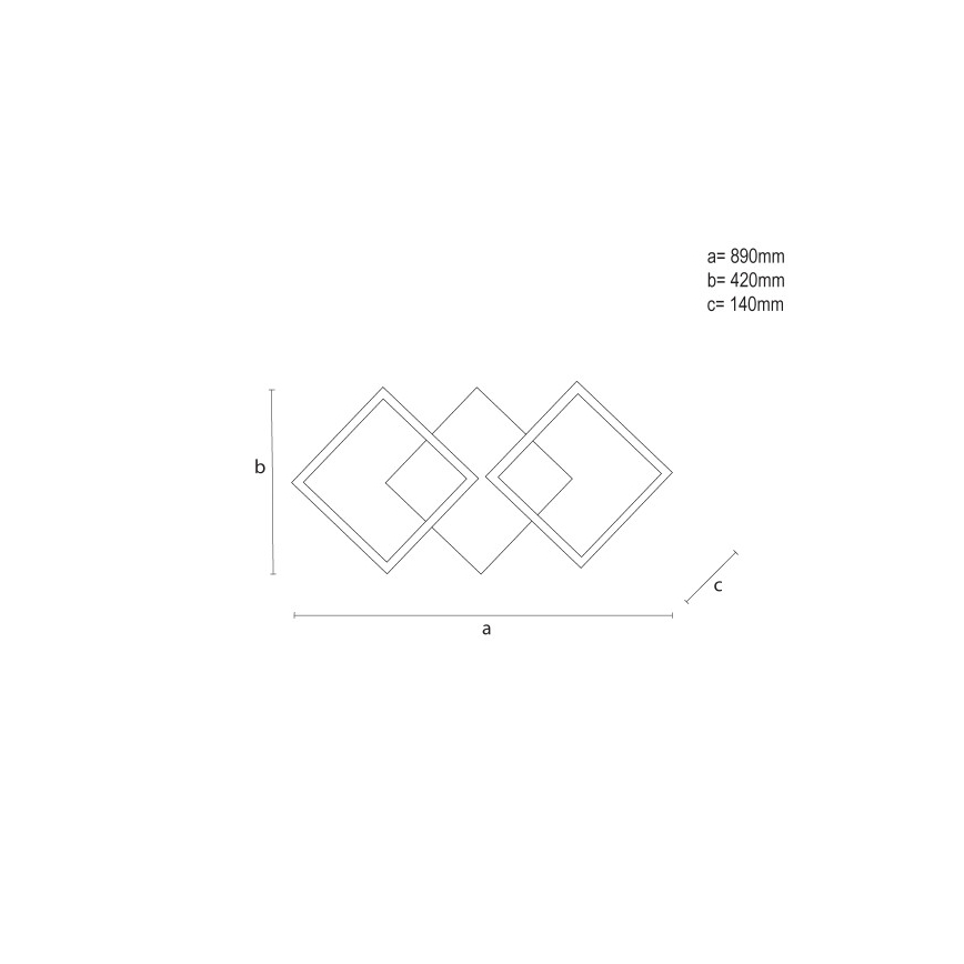 LED griestu gaismeklis ar regulējamu spilgtumu LED/85W/230V 3000-6500K + tālvadības pults