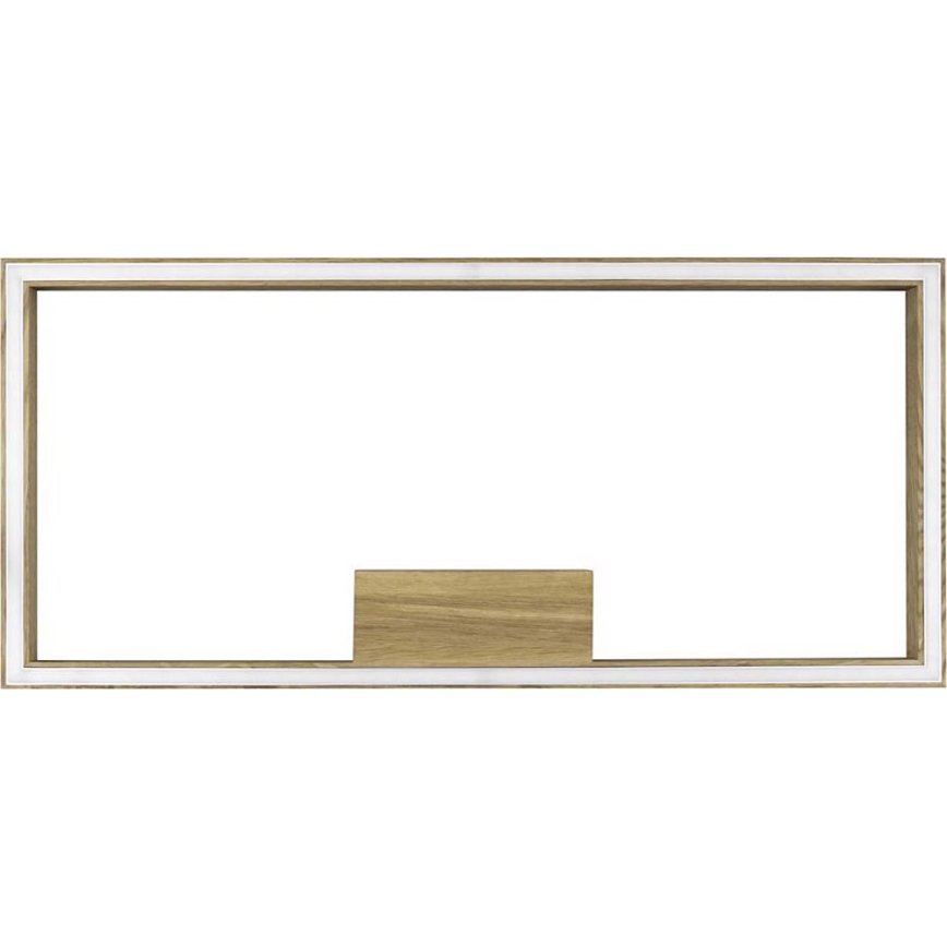 LED griestu gaismeklis ar regulējamu spilgtumu RAMME LED/34W/230V, matēts ozols + tālvadība