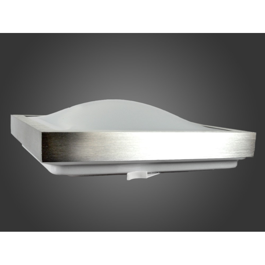 LED griestu lampa ar kustības un krēslas sensoru VITALI LED/24W/230V 4000K 33x33 cm matēts hroms