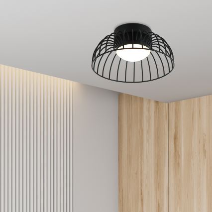 LED griestu gaismeklis BETSY LED/12W/230V Ø 25 cm melns