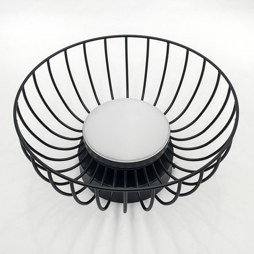 LED griestu gaismeklis BETSY LED/12W/230V Ø 25 cm melns