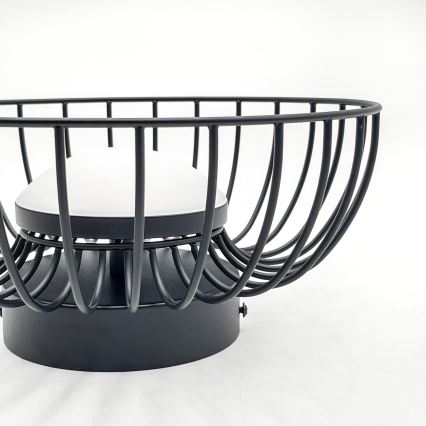 LED griestu gaismeklis BETSY LED/12W/230V Ø 25 cm melns