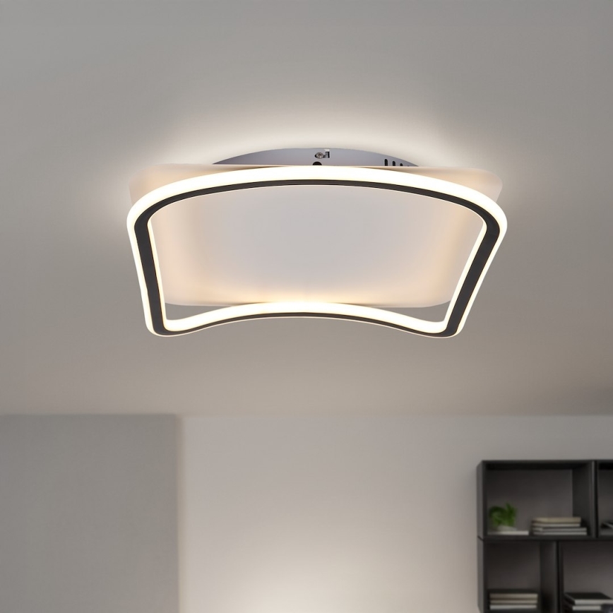 LED griestu gaismeklis CALI LED/30W/230V 40x40 cm melns