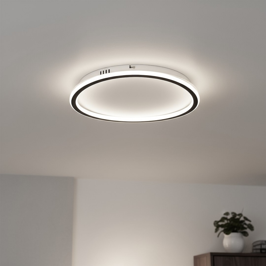 LED griestu gaismeklis CALI LED/30W/230V Ø 40 cm melns