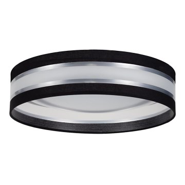 LED griestu gaismeklis CORAL LED/24W/230V melns/sudrabs