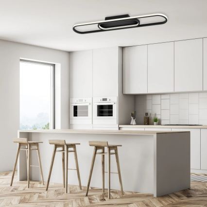 LED griestu gaismeklis CORDOBA LED/26W/230V melns