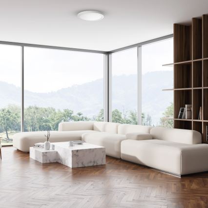 LED griestu gaismeklis EVORA LED/24W/230V 3000/4000/6000K Ø 30 cm balts