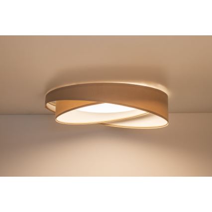LED griestu gaismeklis GALAXY MODERN LED/24W/230V Ø 55 cm bēšs/balts