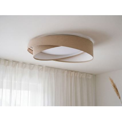 LED griestu gaismeklis GALAXY MODERN LED/24W/230V Ø 55 cm bēšs/balts
