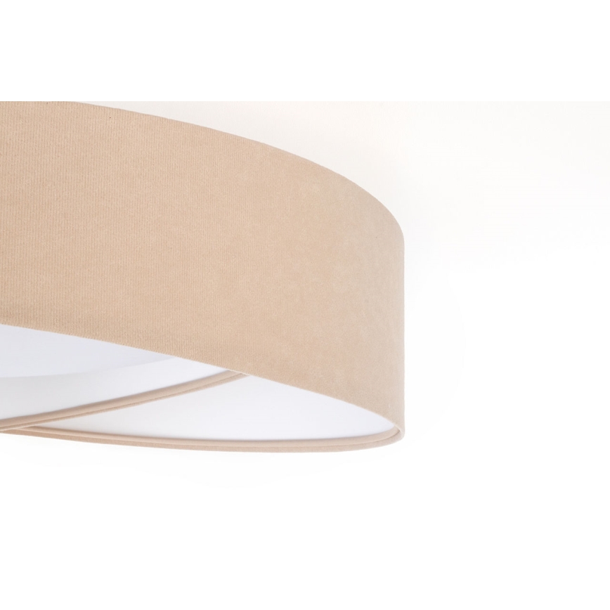 LED griestu gaismeklis GALAXY MODERN LED/24W/230V Ø 55 cm bēšs/balts