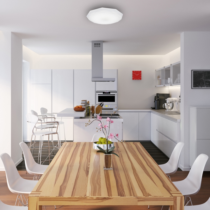 LED griestu gaismeklis HEX LED/16W/230V