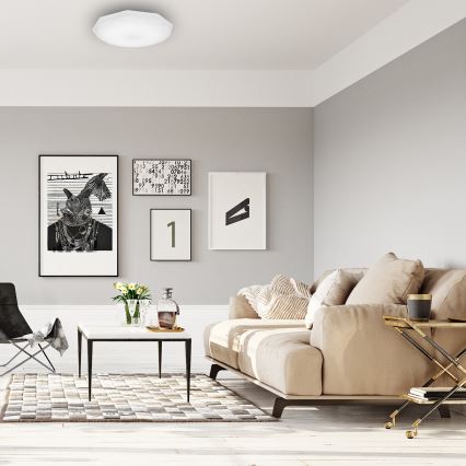 LED griestu gaismeklis HEX LED/16W/230V