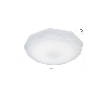LED griestu gaismeklis HEX LED/24W/230V