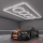 LED griestu gaismeklis HEXAGON LED/426W/85-265V 6500K 484x243 cm CRI 90 IP44 balts