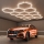 LED griestu gaismeklis HEXAGON LED/570W/85-265V 4000K 522x298 cm CRI 90 IP44 balts