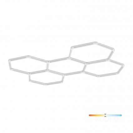 LED griestu gaismeklis HEXLINE LED/216W/230V 4000K 208x300 cm balts