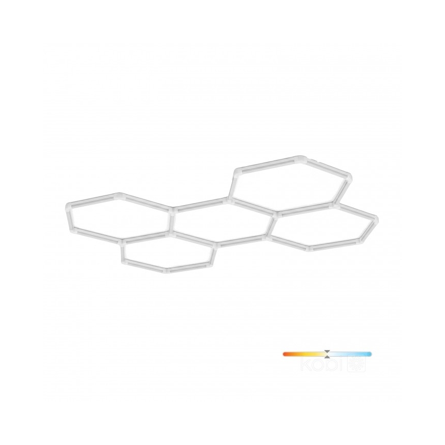LED griestu gaismeklis HEXLINE LED/216W/230V 4000K 208x300 cm balts