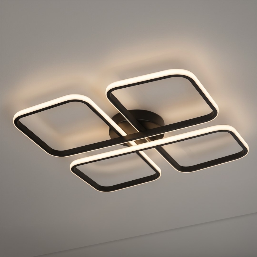 LED griestu gaismeklis HIDALGO LED/40W/230V melns
