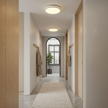 LED griestu gaismeklis HUGO LED/12/18/24W/230V 3000/4000/6500K Ø 30 cm IP54 balta