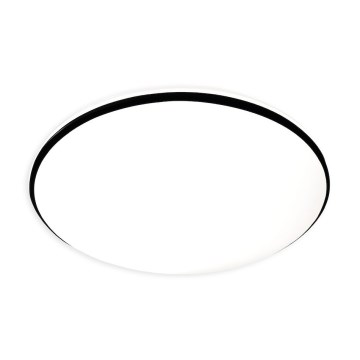 LED griestu gaismeklis HUGO LED/12/18/24W/230V 3000/4000/6500K Ø 30 cm IP54 melns