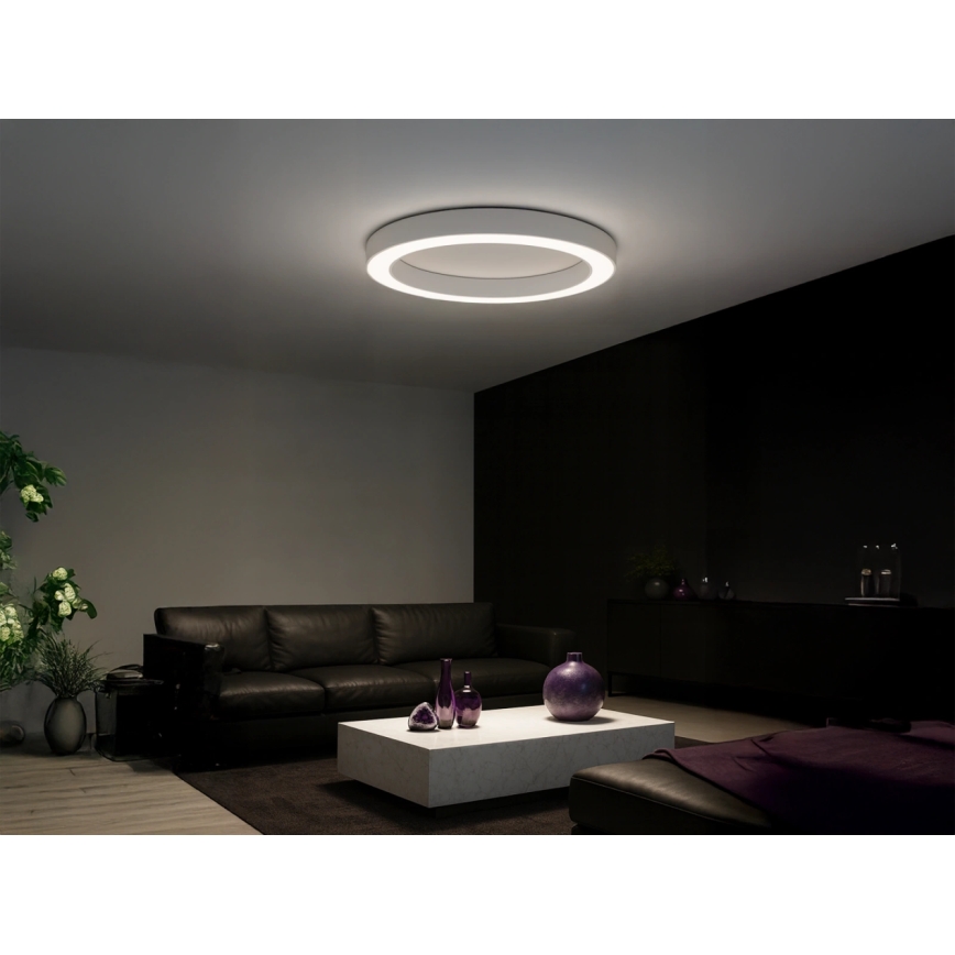LED griestu gaismeklis LED/115W/230V 3000/4000/6500K Ø 120 cm balts